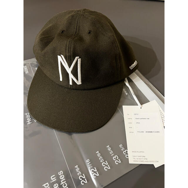 COMESANDGOES(カムズアンドゴーズ)の【別注】COMESANDGOES for EFH Yankees Cap メンズの帽子(キャップ)の商品写真
