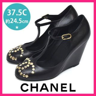 シャネル ウェッジソールパンプス ハイヒール/パンプス(レディース)の 特選/公式 シャネル CHANEL スニーカー ウェッジソール ヒール スニーカー