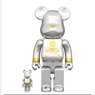 マスターマインドジャパン(mastermind JAPAN)の本物安心価格BE@RBRICK mastermind JAPAN SILVER (その他)