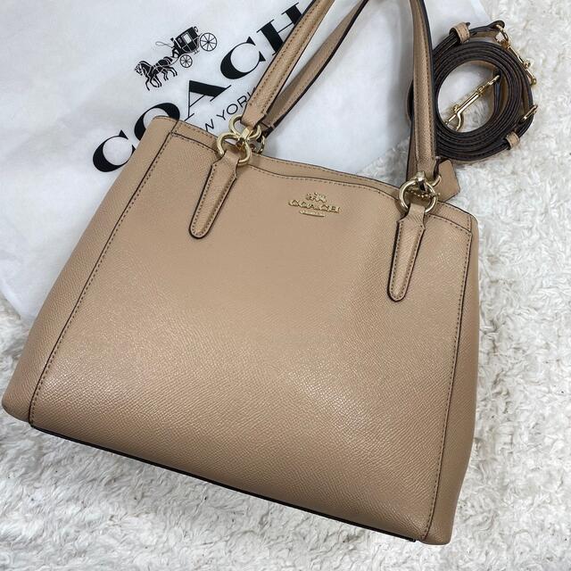 COACH - ✨美品✨ COACH コーチ ミネッタ ハンドバッグ 2WAY ベージュ