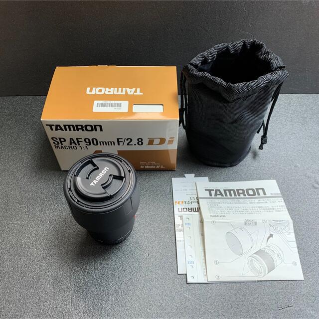 TAMRON(タムロン)のタムロン tamron sp 90mm F2.8 マクロ ソニーAマウント スマホ/家電/カメラのカメラ(レンズ(単焦点))の商品写真