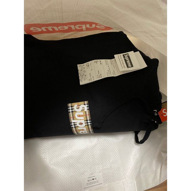 Supreme(シュプリーム)のSupreme Burberry Box Logo Hooded L   メンズのトップス(パーカー)の商品写真