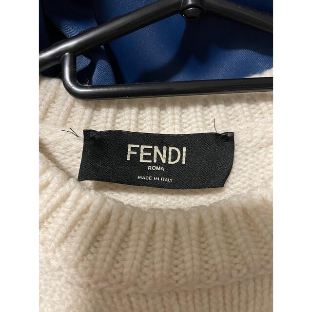 FENDI(フェンディ)のFENDI 白セーター メンズのトップス(ニット/セーター)の商品写真