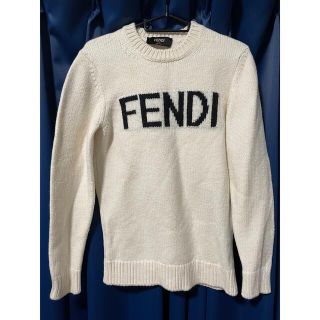 フェンディ(FENDI)のFENDI 白セーター(ニット/セーター)