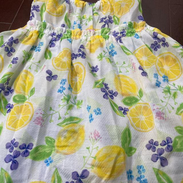 ANNA SUI mini(アナスイミニ)のアナスイ レモンのワンピース チュニック タンクトップ キッズ/ベビー/マタニティのベビー服(~85cm)(ワンピース)の商品写真