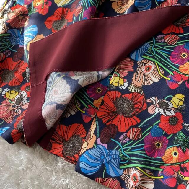 Paul Smith(ポールスミス)のポールスミス　オンワード　花柄　フラワー　スカート　フレア　日本製 レディースのスカート(ロングスカート)の商品写真