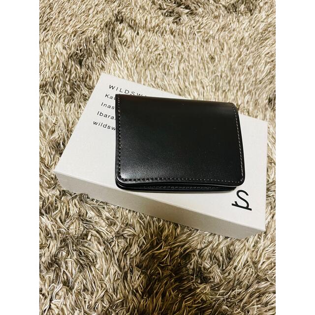 折り財布kf-003 ブルグレインブライドル　ブラック