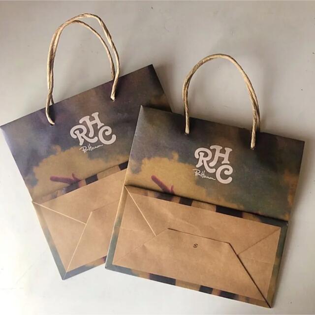 Ron Herman(ロンハーマン)のRHC ショッパー　紙袋　2枚セット レディースのバッグ(ショップ袋)の商品写真