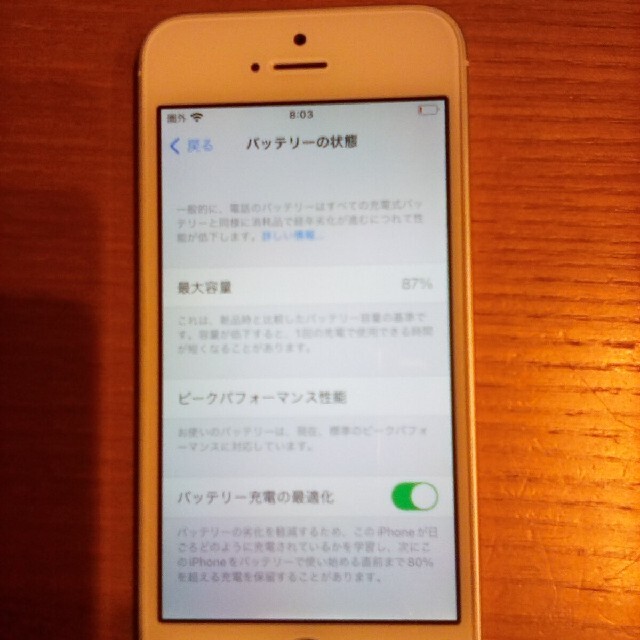 専用　iPhone SE Silver 16GB SIMフリー 美品 1
