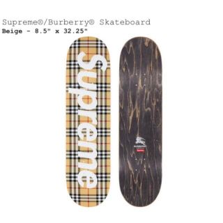 シュプリーム(Supreme)のBurberry skateboard deck シュプリーム(スケートボード)