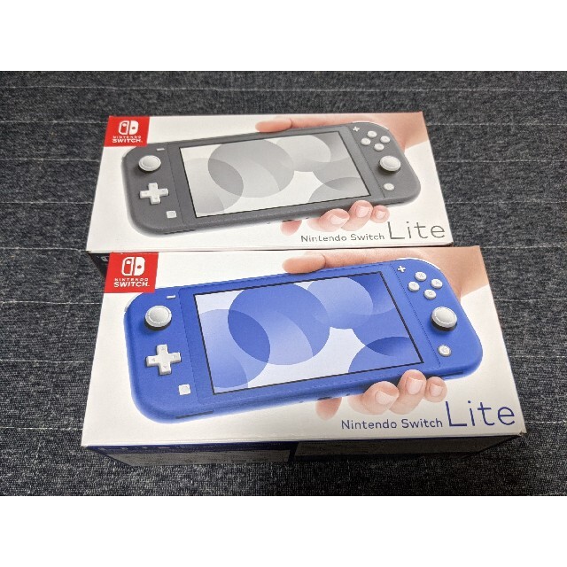 【新品未使用】Nintendo Switch lite グレー ブルーのサムネイル