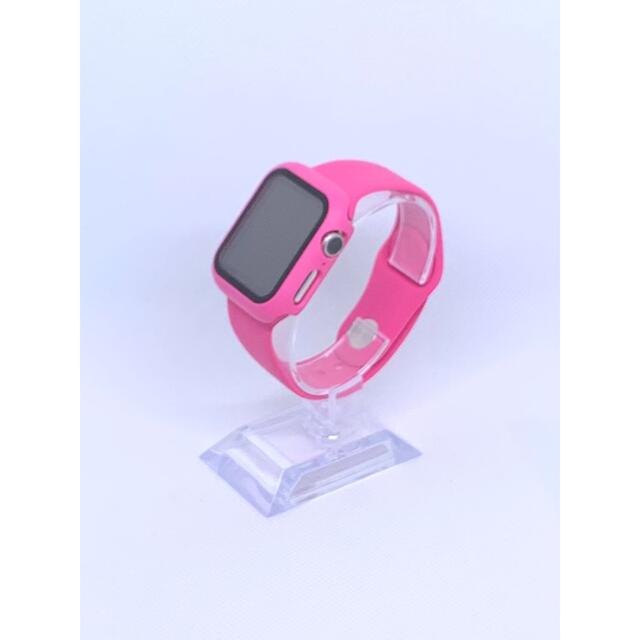 ラズベリー☆アップルウォッチバンド ラバーベルト Apple Watchの通販 by MS Japan.ltd.｜ラクマ