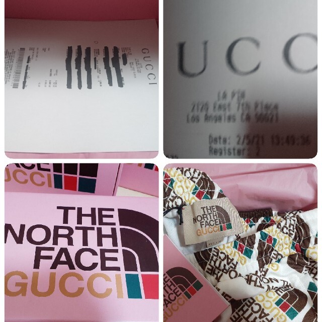 Gucci(グッチ)の新品正規 Gucci x The North Face トラックパンツ メンズのパンツ(その他)の商品写真