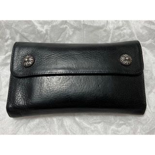 クロムハーツ(Chrome Hearts)のクロムハーツ　ウェーブウォレット　インボイスなし(長財布)