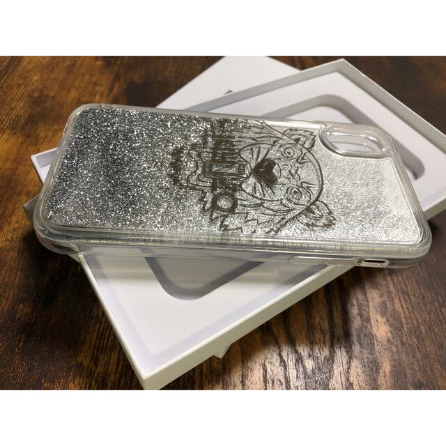 KENZO(ケンゾー)のタイムセール　KENZO(ケンゾー)シルバー♡iPhone xs maxケース スマホ/家電/カメラのスマホアクセサリー(iPhoneケース)の商品写真