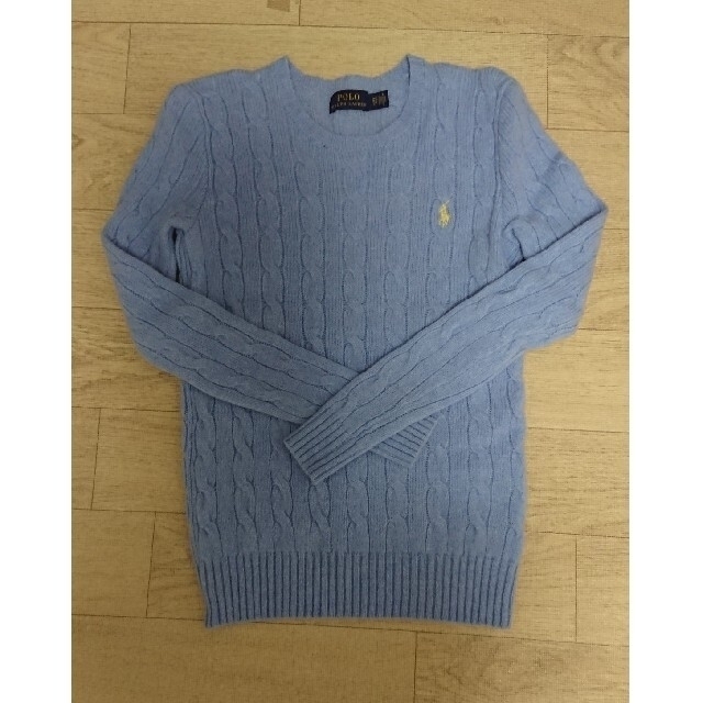 POLO  ケーブルニット カシミヤ セーター即10000