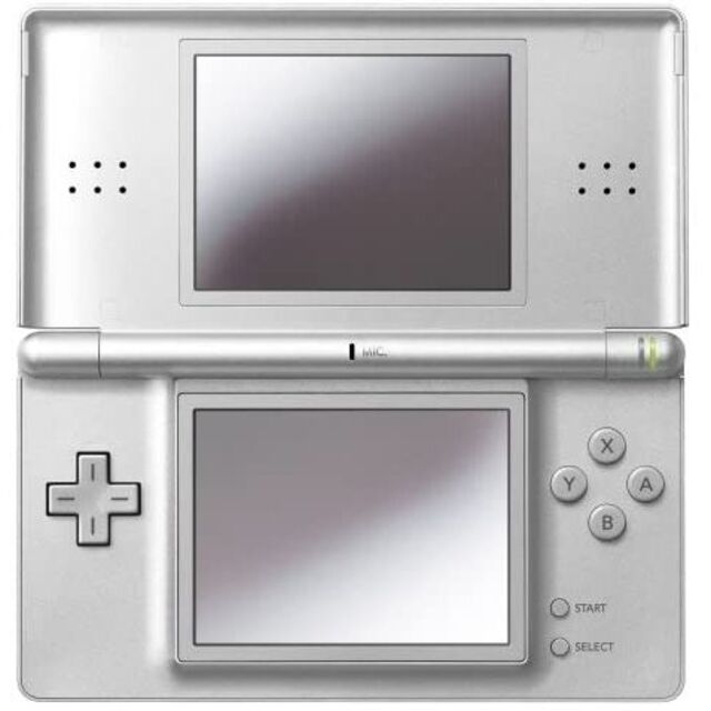 外箱有り 状態良好 ニンテンドーDS Lite グロス シルバー本体 エンタメ/ホビーのゲームソフト/ゲーム機本体(家庭用ゲーム機本体)の商品写真