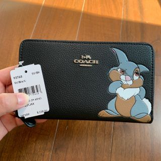 コーチ(COACH)のショプバ・箱付き　長財布　とん助コラボ　ディズニー(財布)