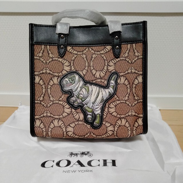 COACH☆レキシー 恐竜 2wayバッグ シグネチャー トートバッグ