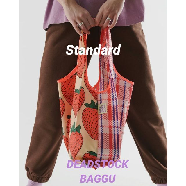 BAGGU(バグゥ)のBAGGU　限定品　エコバッグ　スタンダード　デッドストック　フルーツスタンド レディースのバッグ(エコバッグ)の商品写真
