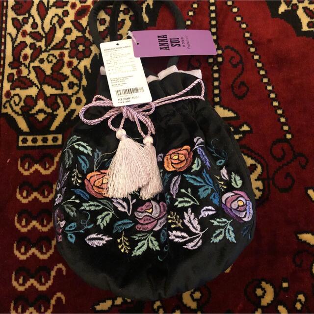 ANNA SUI フランフラン巾着バッグ レディースのバッグ(ハンドバッグ)の商品写真