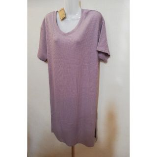 【値下げ】新品♡ロングTシャツ/ワンピース♡3Lサイズ(ひざ丈ワンピース)