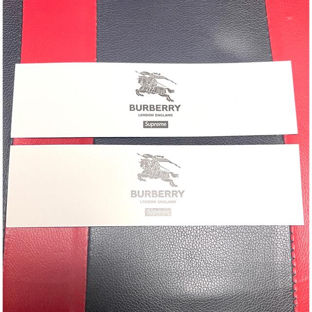 Supreme(シュプリーム)のsupreme BURBERRY ステッカー　2枚セット メンズのファッション小物(その他)の商品写真