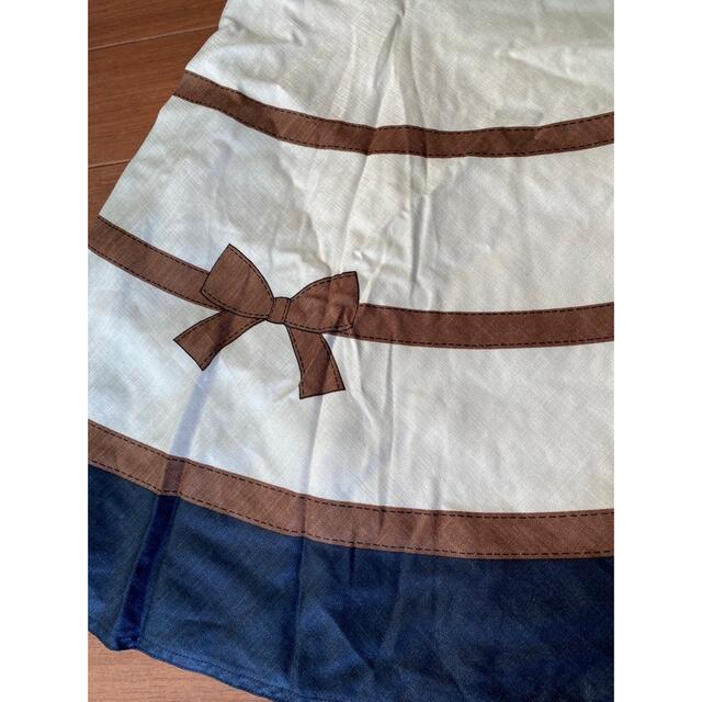 M'S GRACY(エムズグレイシー)のエムズグレイシー　リボン柄　フレアスカート　38 レディースのスカート(ひざ丈スカート)の商品写真