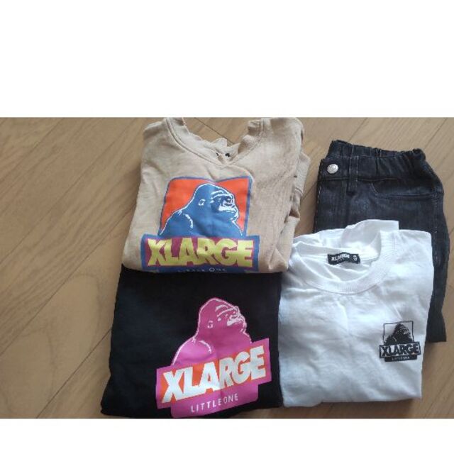 XLARGE(エクストララージ)のXLARGE 120 セット キッズ/ベビー/マタニティのキッズ服男の子用(90cm~)(その他)の商品写真