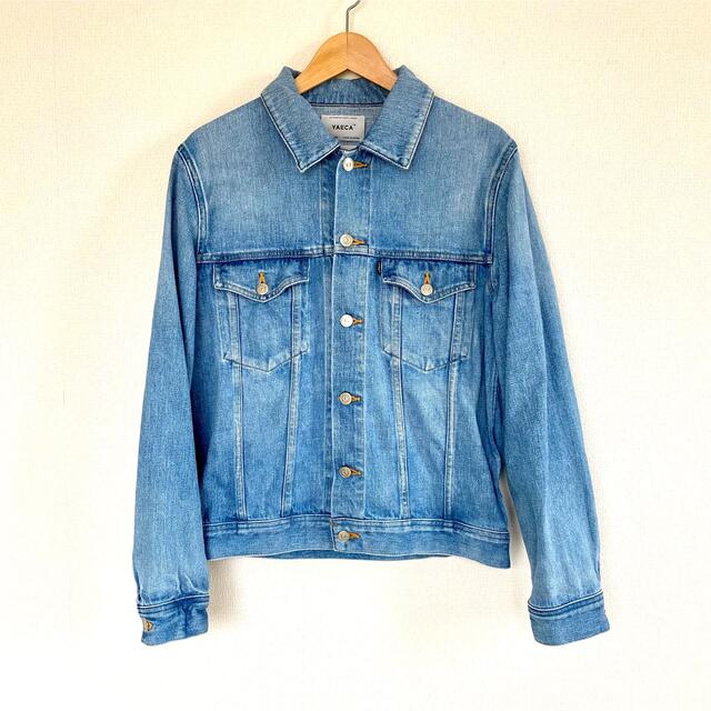 YAECA(ヤエカ)のYAECA 12.5oz USED DENIM JACKET  SIZE：L メンズのジャケット/アウター(Gジャン/デニムジャケット)の商品写真