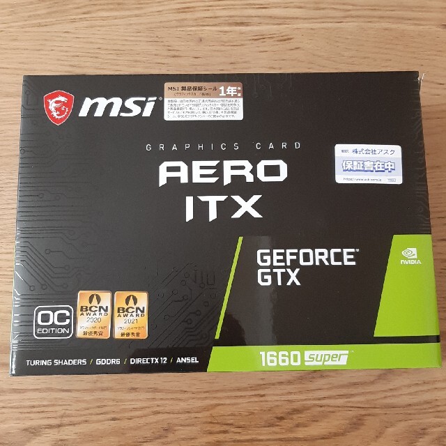 MSI GeForce GTX 1660 super AERO ITX OC