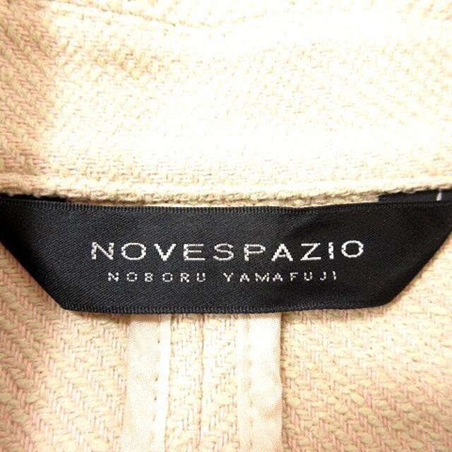 NOVESPAZIO(ノーベスパジオ)のノーベスパジオ テーラードジャケット フリンジ 38 ベージュ レディースのジャケット/アウター(その他)の商品写真