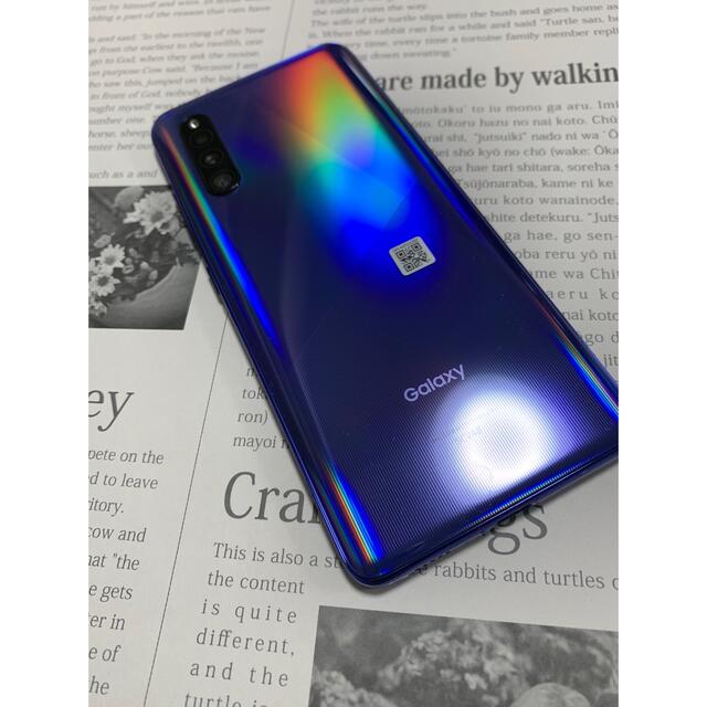 galaxxxy(ギャラクシー)のSIMロック解除済　au Galaxy A41 ブルー スマホ/家電/カメラのスマートフォン/携帯電話(スマートフォン本体)の商品写真