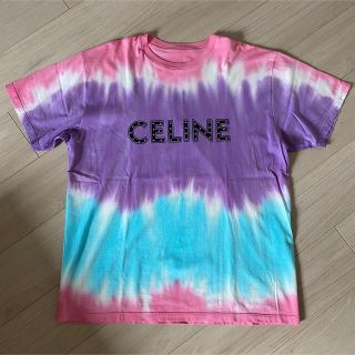 美品　CELINEセリーヌ　タイダイスタッズ　Tシャツ M