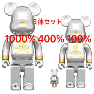 マスターマインドジャパン(mastermind JAPAN)のBE@RBRICK mastermind JAPAN SILVER 3体セット(その他)