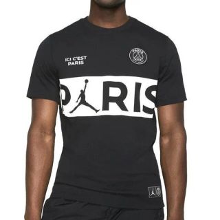 L】PSG JORDAN WORDMARK TEE パリサンジェルマン 黒の通販 by ...