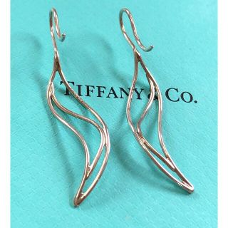 ティファニー(Tiffany & Co.)の超希少★ティファニー エルサペレッティ リーフ フック ピアス(ピアス)