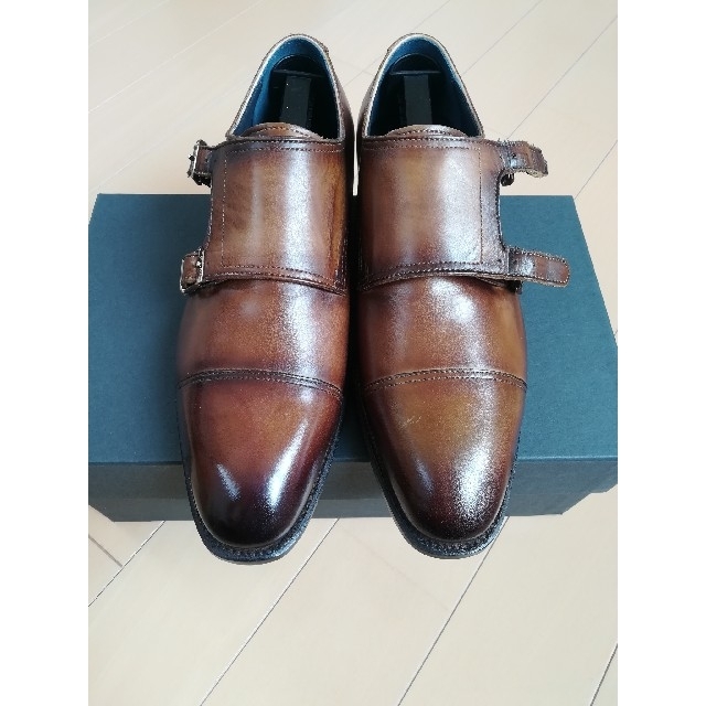 Santoni - 新品未使用 定価8割引【元値98,000】ダークブラウン ダブル