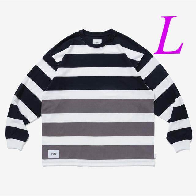 WTAPS 22SS LANE LS ブラック L ボーダー ロングTシャツ - Tシャツ ...