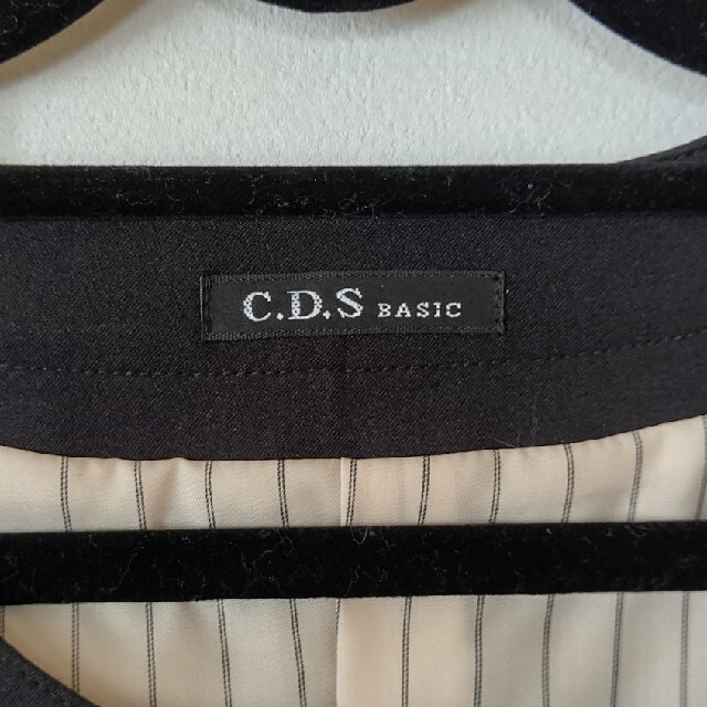 C.D.S BASIC(シーディーエスベーシック)のノーカラージャケット レディースのジャケット/アウター(ノーカラージャケット)の商品写真