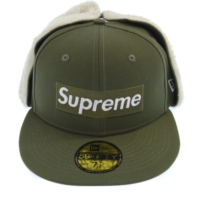 SUPREME シュプリーム 21AW EARFLAP BOX LOGO NEW ERA イヤーラップ ニューエラボックスロゴキャップ