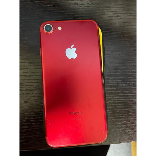 iPhone7 128GB PRODUCT RED SIMフリー +おまけケース - スマートフォン本体