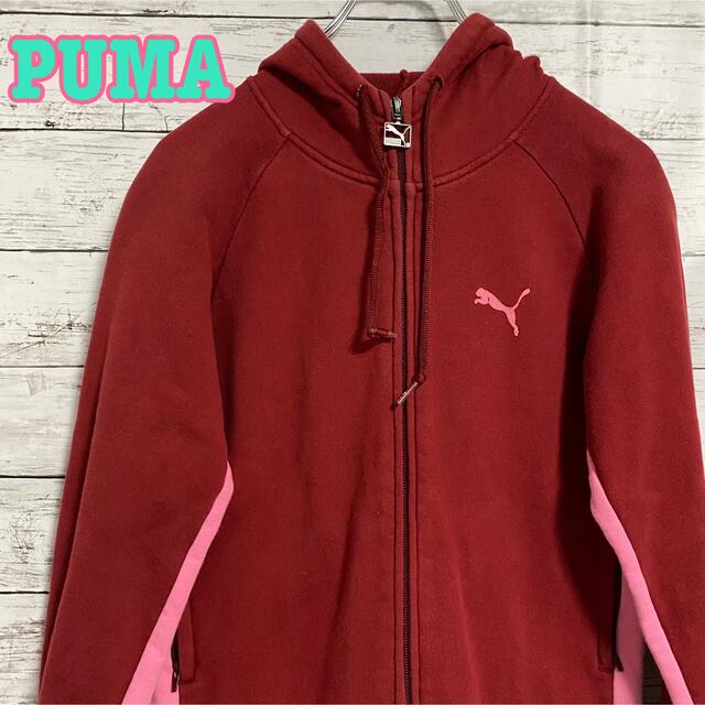 PUMA(プーマ)のPUMA プーマ　パーカー　フルジップ　トレーナー　ロゴ レディースのトップス(パーカー)の商品写真