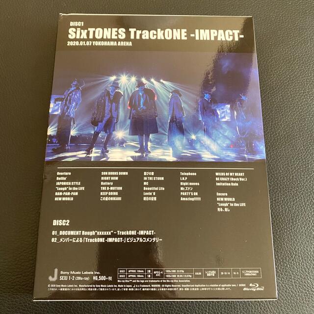 SixTONES TrackONEIMPACT 初回盤 (Blu-ray)