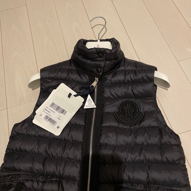 MONCLER - 新品 本物 モンクレール ダウンベスト 黒 00ビッグロゴ