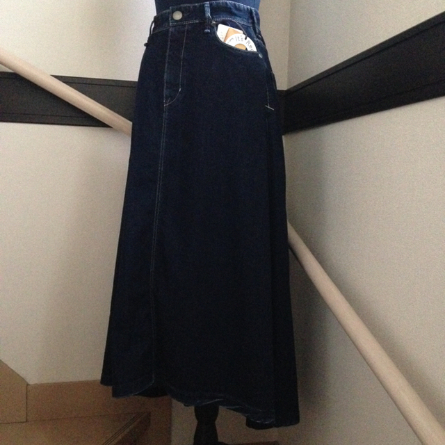 タグ付き未使用】ヤヌーク デニムフレアスカート S denielleemans.com