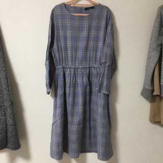 ダブルクローゼット(w closet)のチェック柄ワンピース(ひざ丈ワンピース)