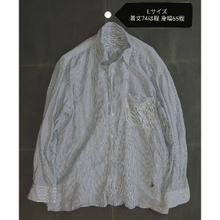 ユニクロ(UNIQLO)のサイズL　JW anderson ユニクロ　リネン混シャツ(シャツ)