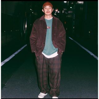 KEBOZ CORDUROY COVERALL ダークブラウン カバーオール(カバーオール)