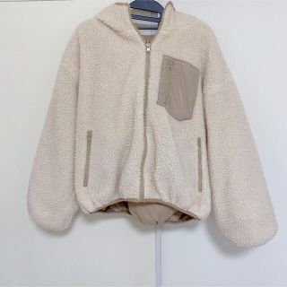 ダブルクローゼット(w closet)のwcloset モコモコアウター(リバーシブル)※限定セール(ブルゾン)